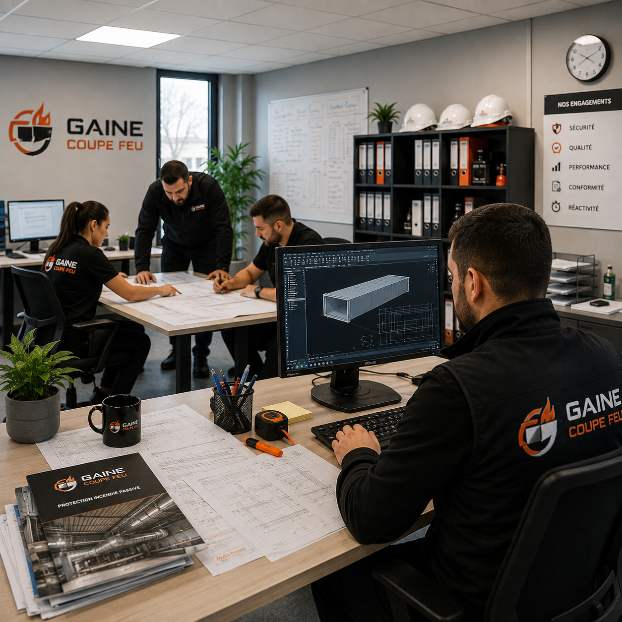Gaine Coupe Feu - Expert en protection incendie passive certifiée