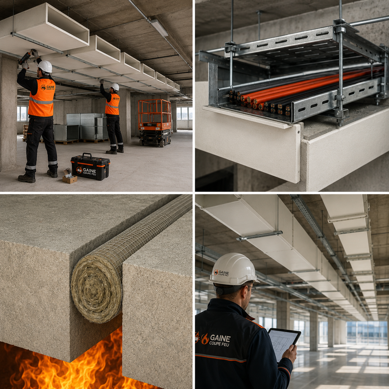 Gaine Coupe Feu - Expert en protection incendie passive certifiée